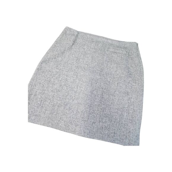 Talbots Gray Wool Blend Skirt Womens Size 12P - Picture 3 of 7